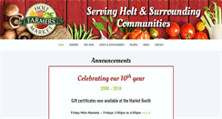 Desktop Screenshot of holtfarmersmarket.org